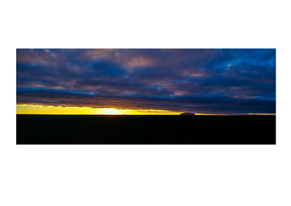 Uluru. Panoramic of the Red Centre of Australia.